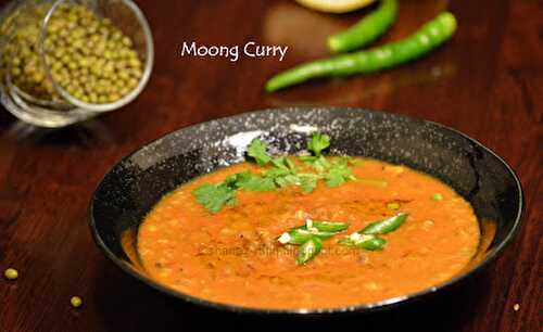 Moong Curry | Whole Green Gram Curry
