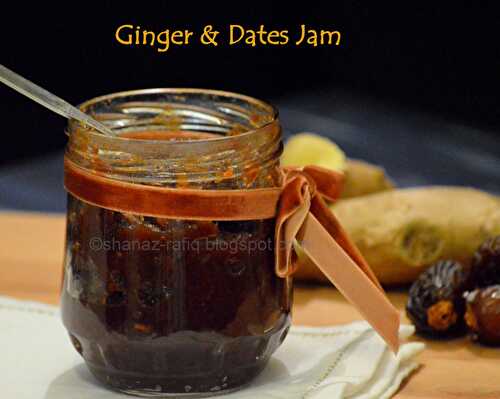 Ginger & Dates Jam