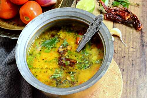 Homestyle Dal ~ Ghar ki Dal ~ Indian Style Lentil Curry