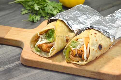 Tandoori Chicken Roll ~ Bollywich Roll