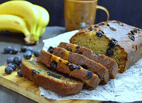 BLUEBERRY BANANA BREAD