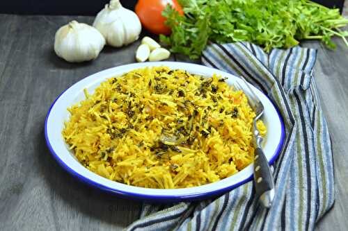 LAHSUNI METHI PULAO