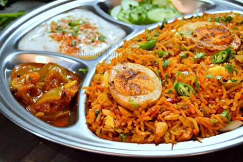 Tandoori Egg Tawa Pulao