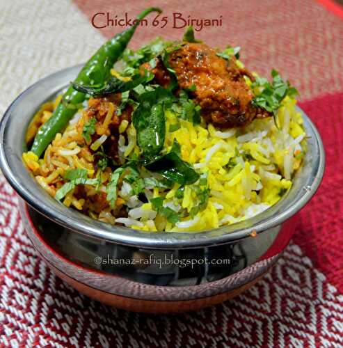 Chicken 65 Biryani Love To Cook -