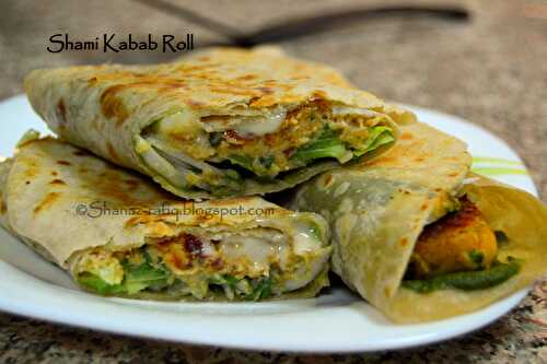 Chicken Shami Kabab Roll