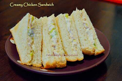 Creamy Chicken Sandwich