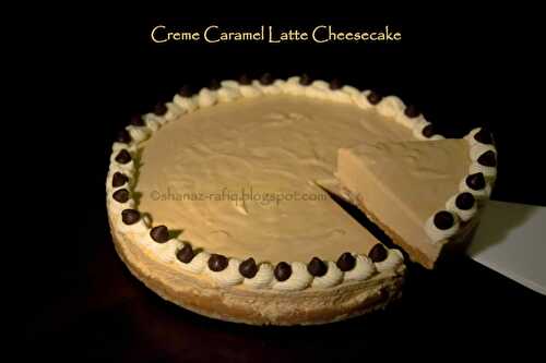 Creme Caramel Latte Cheesecake