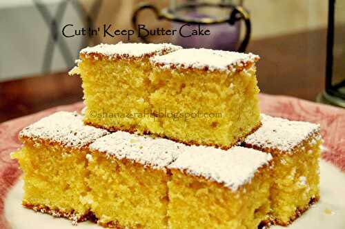 Cut 'n' Keep Butter Cake