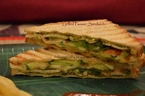 Grilled Paneer Sandwich