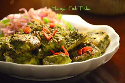 Hariyali Fish Tikka | Green Fish Tikka