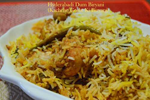 Hyderabadi Dum Biryani | Kachche Gosht Ki Biryani