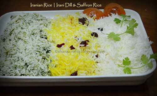 Iranian Rice | Irani Dill & Saffron Rice