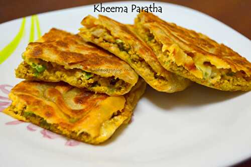 Kheema Paratha | Mince and Cheese Bread