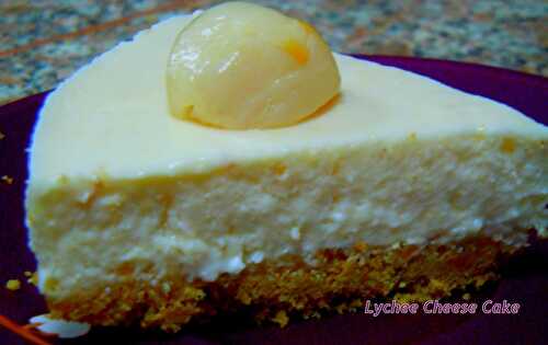 Lychee Cheesecake