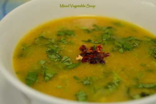 Mixed Vegetable Soup