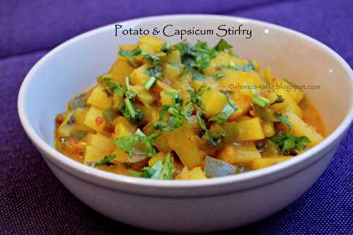 Potato Capsicum Curry