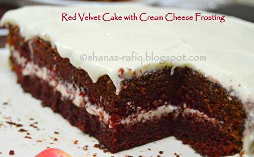 Red Velvet Cake with Cream Cheese Frosting