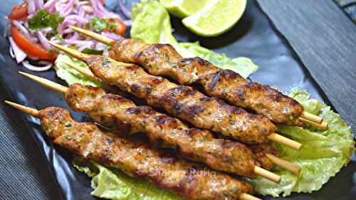 Spicy Chicken Seekh Kabab