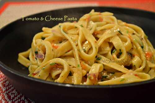 Tomato & Cheese Pasta | Tomato & Cheese Tagliatelle