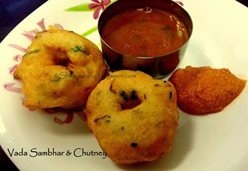 Vada Sambar & Chutney