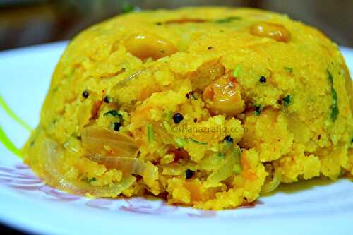 Vegetable Upma ~ Indian Semolina Breakfast