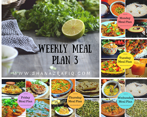 Weekly Meal Plan 3 - Weekly Meal Plans