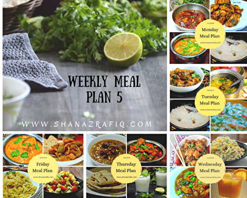 Weekly Meal Plan 5