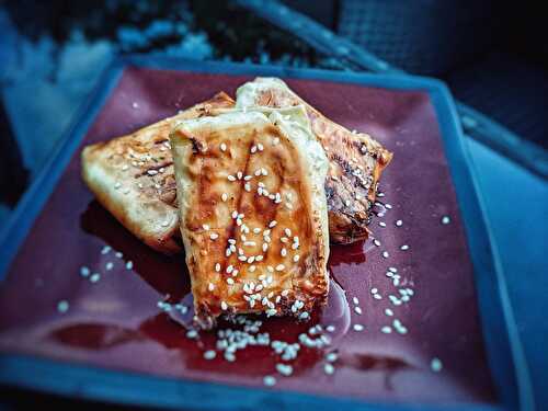 Filo Wrapped Halloumi with Honey