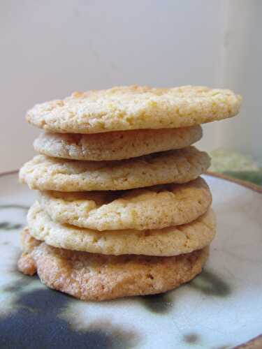 Lemon and Ginger Wafers