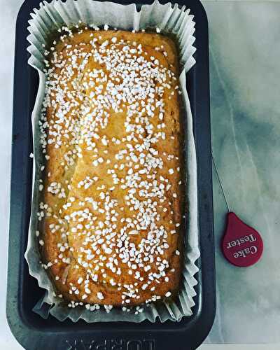 Lemon Sherbet Drizzle Cake