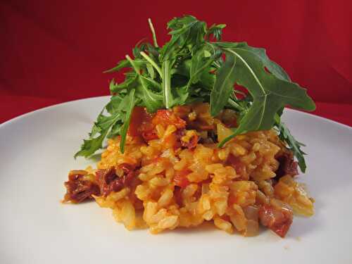 Oven-baked Risotto with Roasted and Sun-dried Tomatoes
