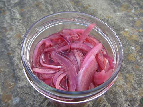 Pink Pickled Onions