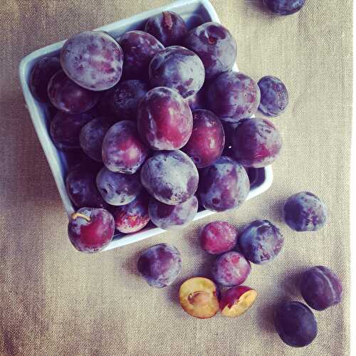 Plum Streusel Muffins