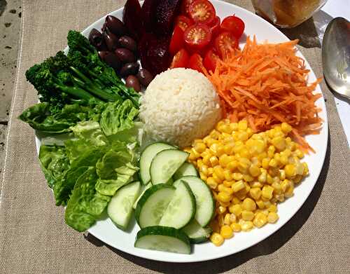 Rainbow Salad Platter