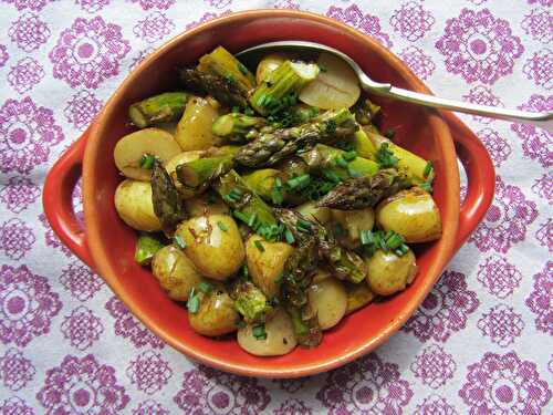 Roasted Asparagus and New Potato Salad
