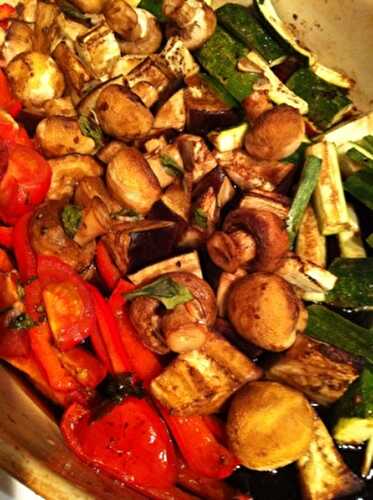 Roasted Vegetables Tricolore