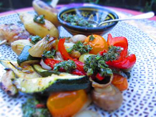 Roasted Vegetables with Chimichurri