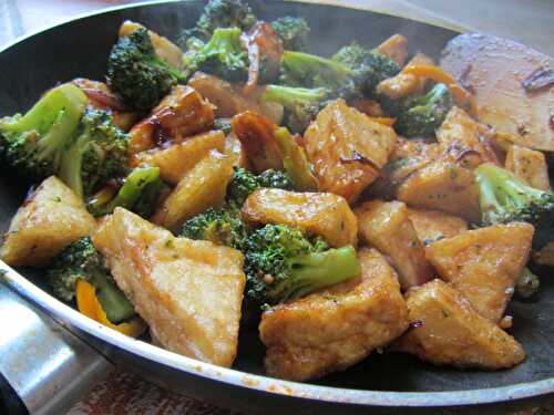 Sweet and Sour Tofu and Broccoli