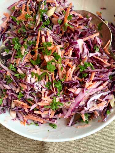 Tangy Red Cabbage Slaw