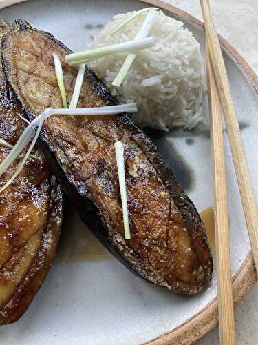 Teriyaki aubergine