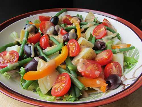 Veggie Salade Niçoise for Bastille Day