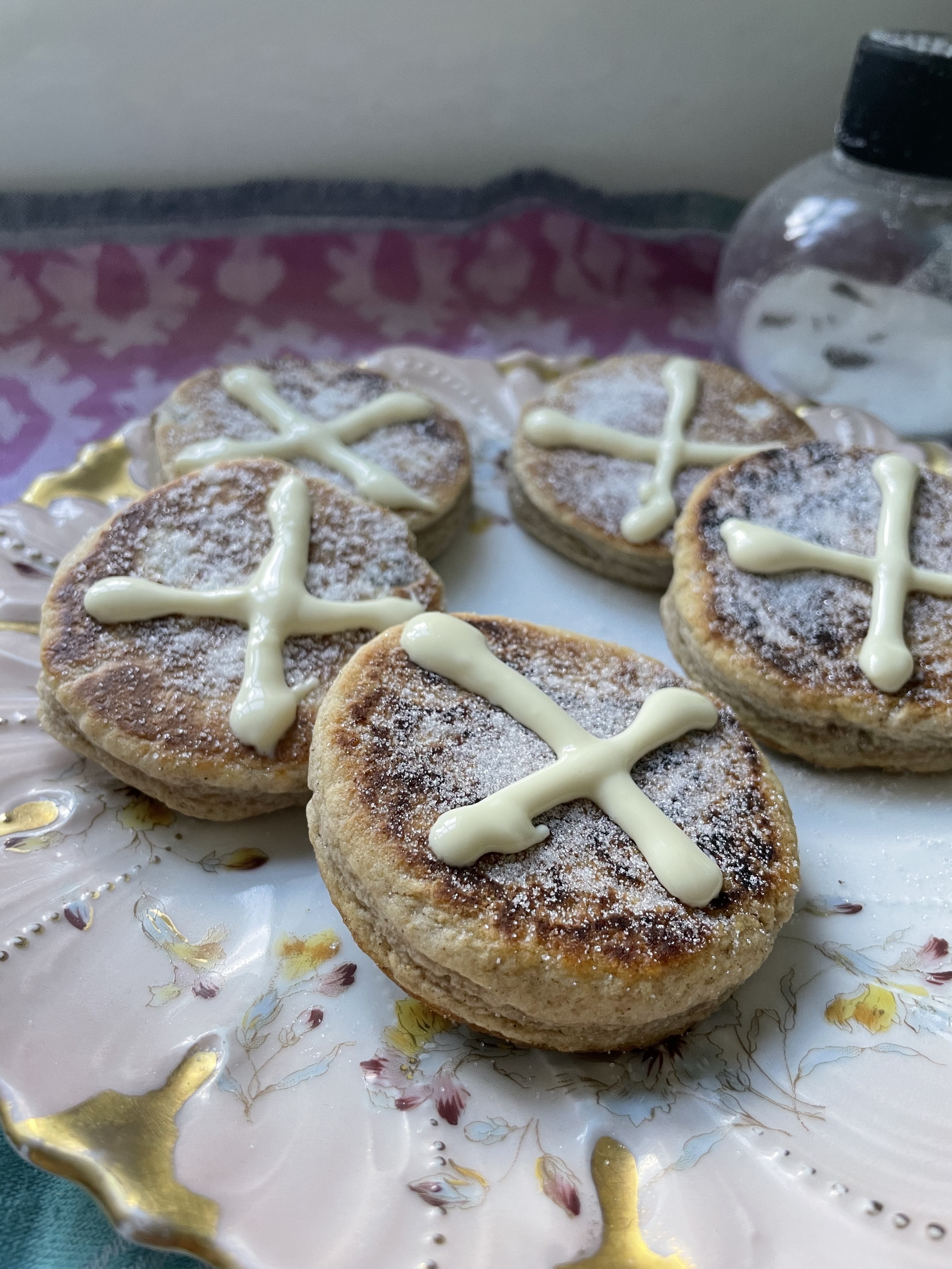 Hot Cross Welsh Cakes