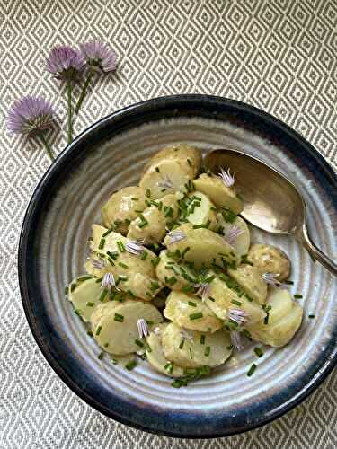 Scandinavian style potato salad