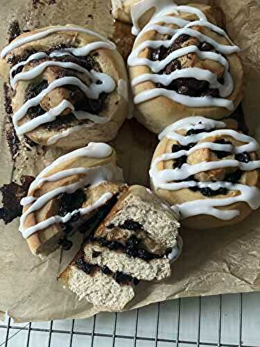 Chelsea Buns - traditional currant or chocolate varieties