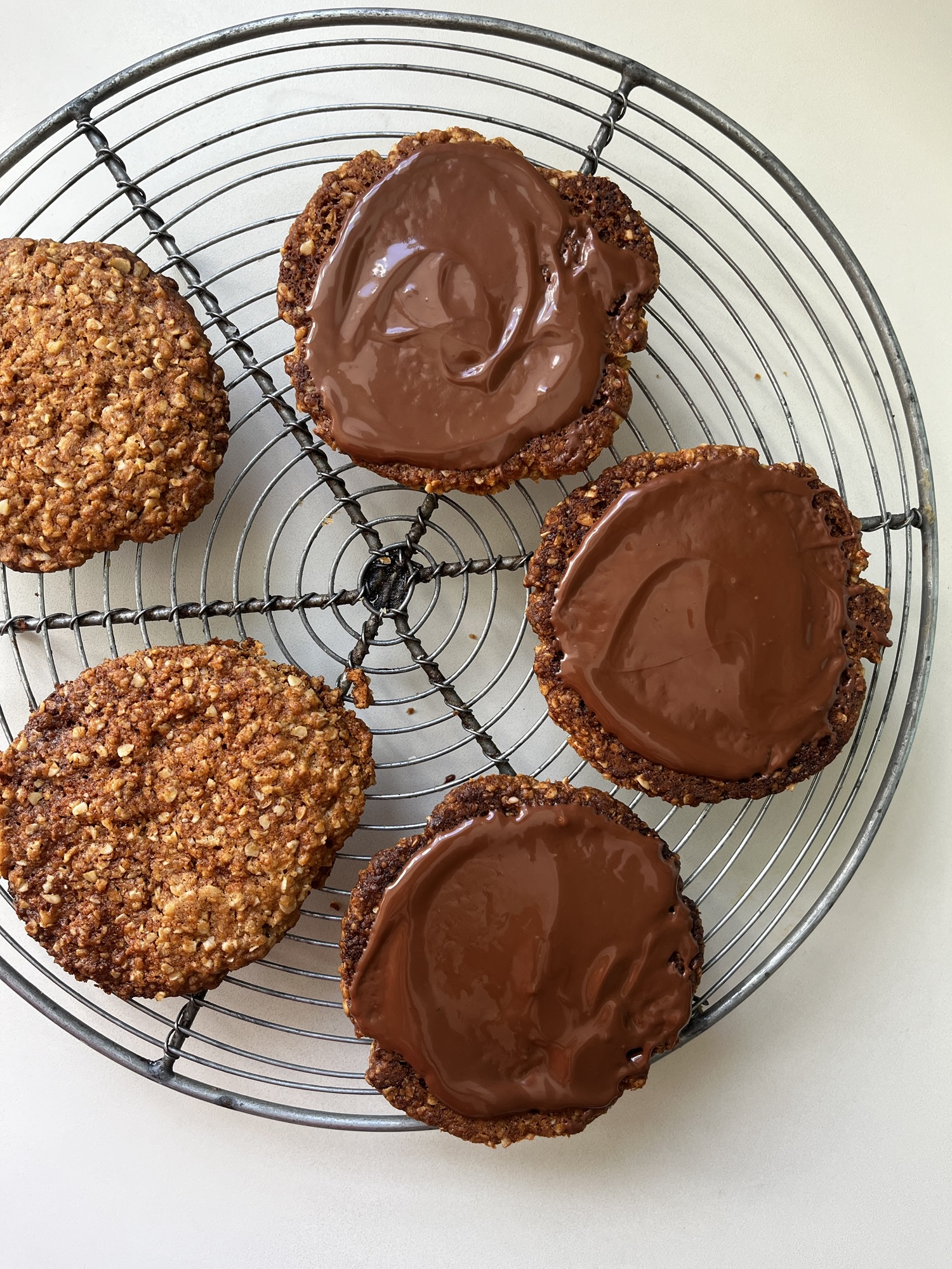 Homemade Chocolate Hob Nobs - vegan recipe