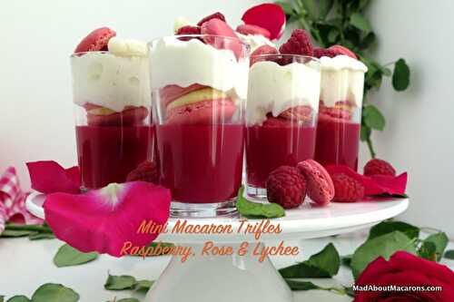Mini Macaron Trifles - Parisian Ispahan Style