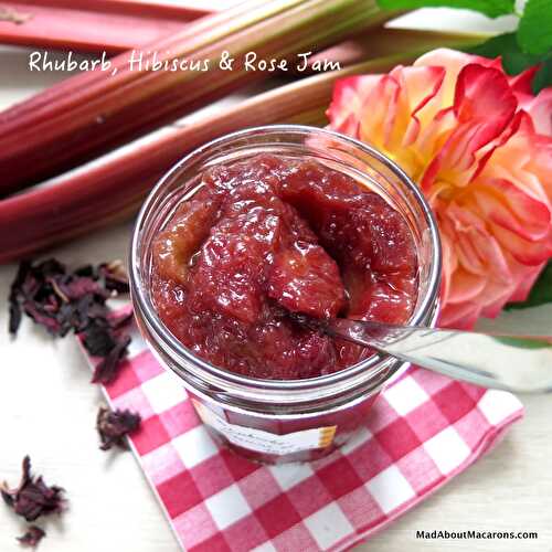 Rhubarb Hibiscus & Rose Jam