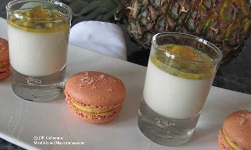 Passion Fruit, Cardamom and Ginger Panna Cotta - Mad about Macarons