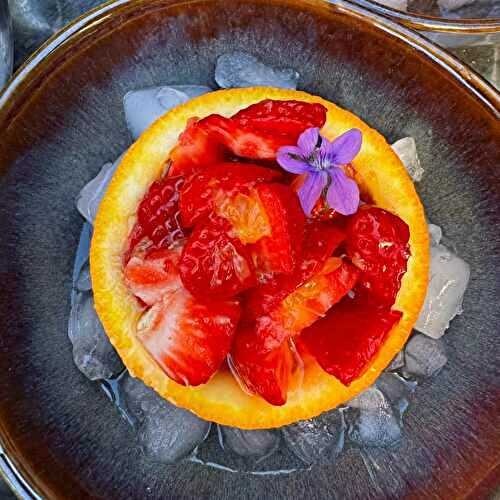 Strawberries with Orange (Fraises à la Maltaise)