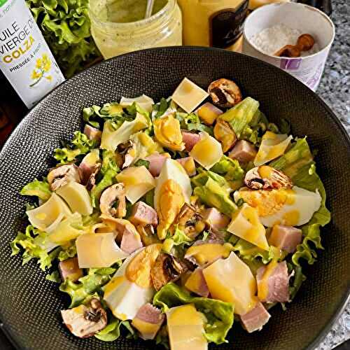 Parisian Salad (French Ham and Cheese Salad)
